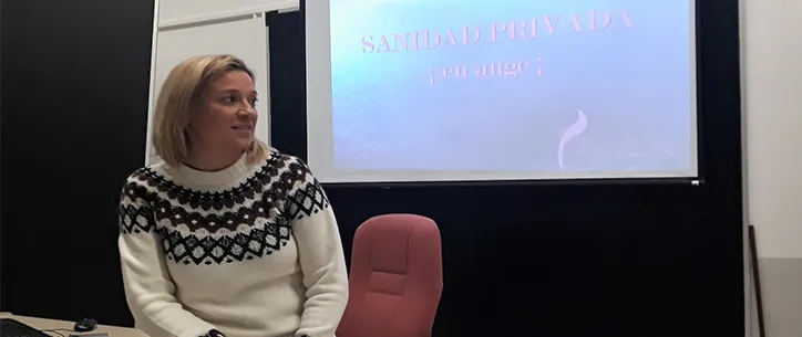 Hablando de Sanidad Privada en la Facultad de Medicina de Sevilla
