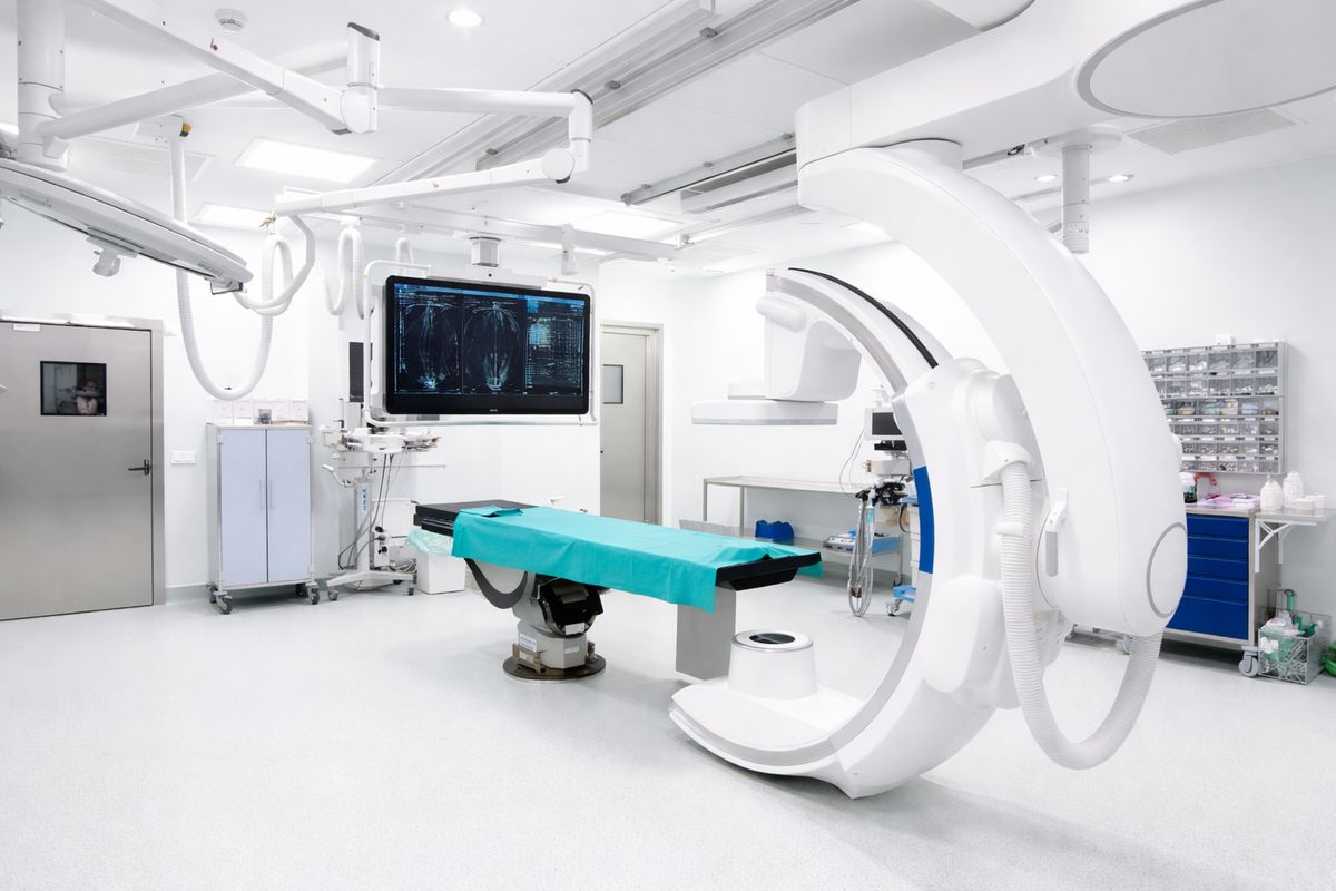 Quirófano equipado con tecnología de última generación